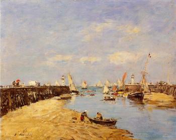 尤金 佈丹 Trouville, the Jettys, Low Tide 尤金 佈丹 Trouville, the Jettys, Low Tide